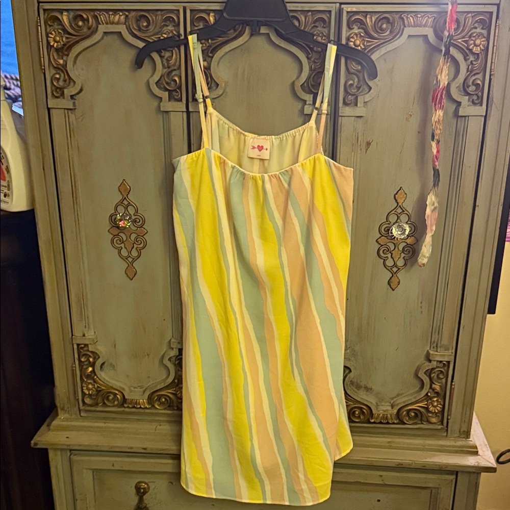 Buddy Love Pastel Striped Mini Dress